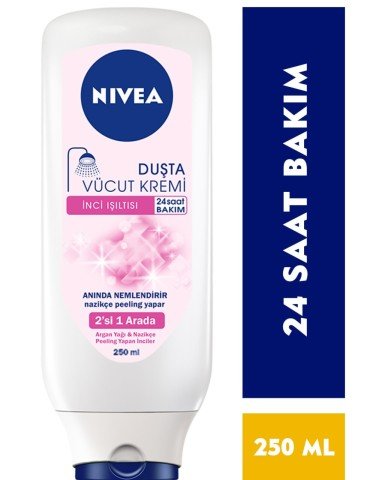 Nivea Duşta Vücut Kremi İnci Işıltısı 250 ML