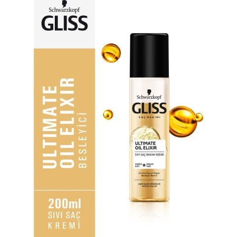 Gliss Ultımate Oıl Elıxır Sıvı Saç Kremi 200 ml