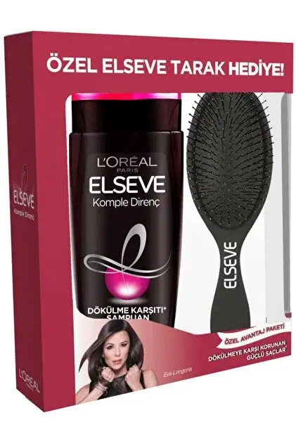 ELSEVE KOMPLE DİRENÇ ŞAMPUAN TARAK HEDİYE