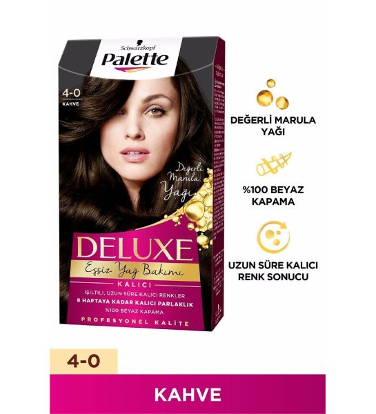 Deluxe 4-0 Kahve Saç Boyası