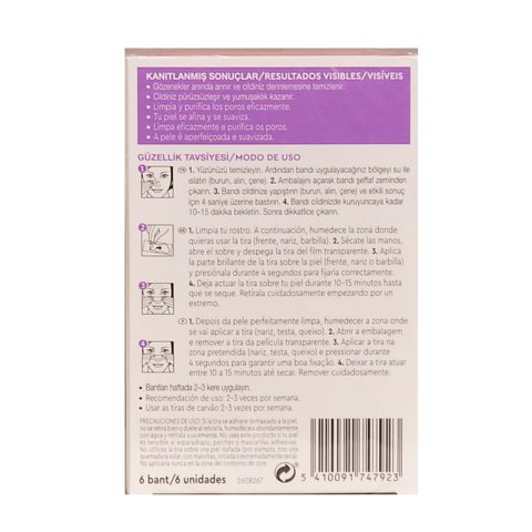 Diadermine Charcoal T-Bölgesi Bantları 6 Bant