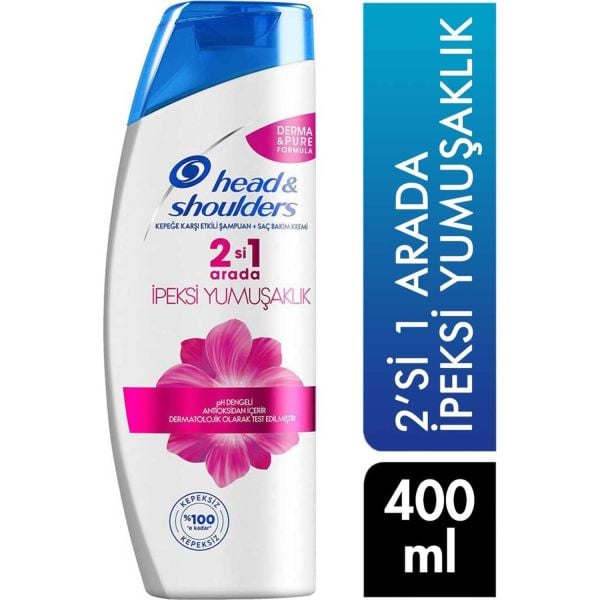 Head Shoulders İpeksi Yumuşaklık 2'si 1 Arada Şampuan 400 ML
