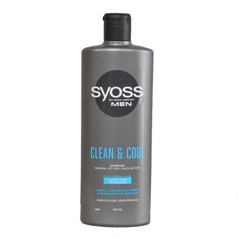Syoss Men Clean & Cool Derinlemesine Temizlik 500 ml Şampuan