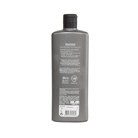 Syoss Men Clean & Cool Derinlemesine Temizlik 500 ml Şampuan