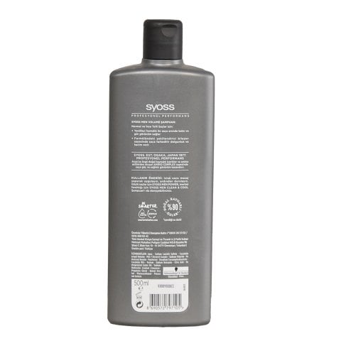 Syoss Men Volume Kalın ve Gür Görünüm Sağlayan Şampuan 500 ml