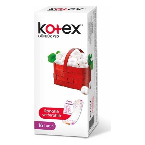 Kotex Uzun Günlük Ped 16'li