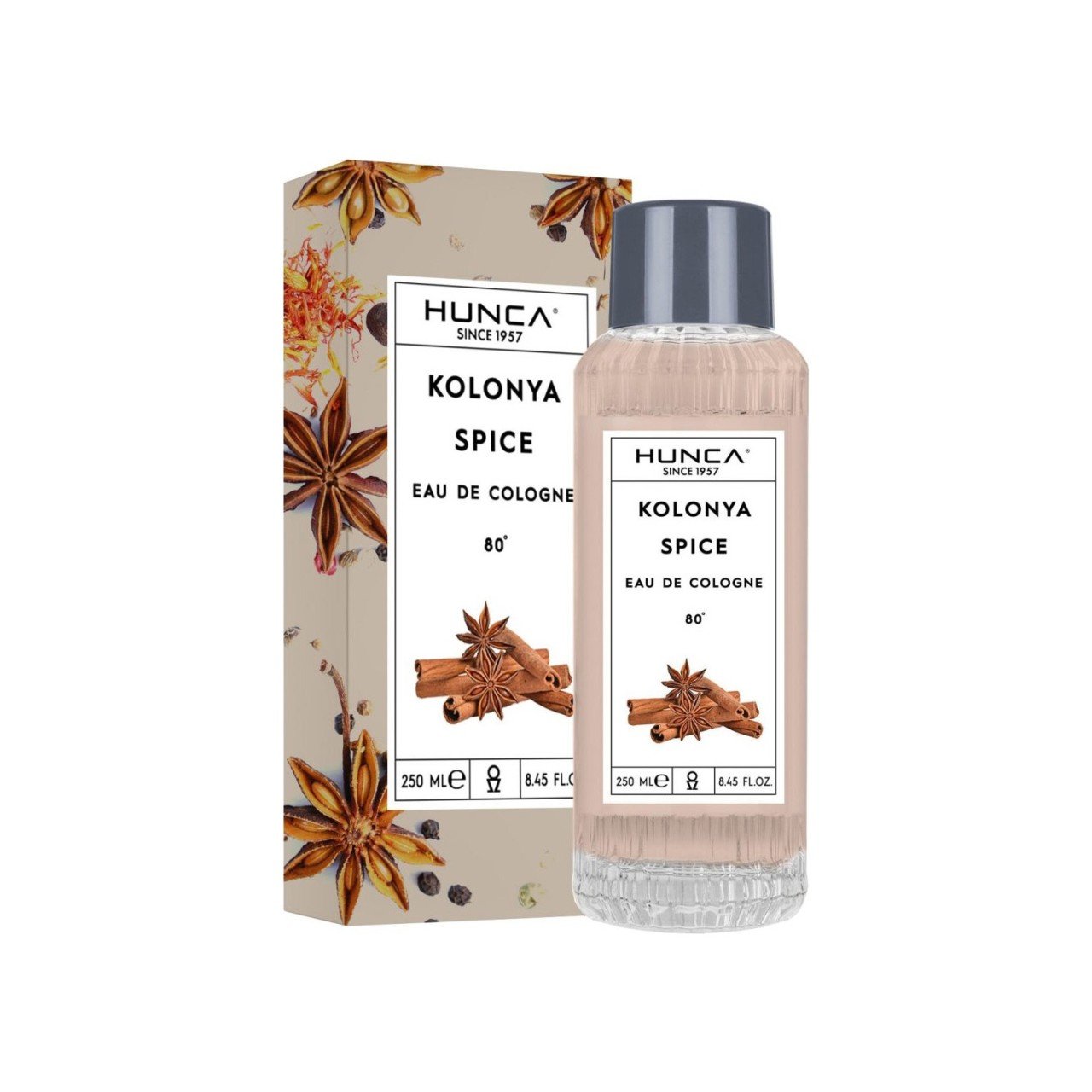 Hunca Spice Tarçın Kolonyası 80 Derece 250 ml
