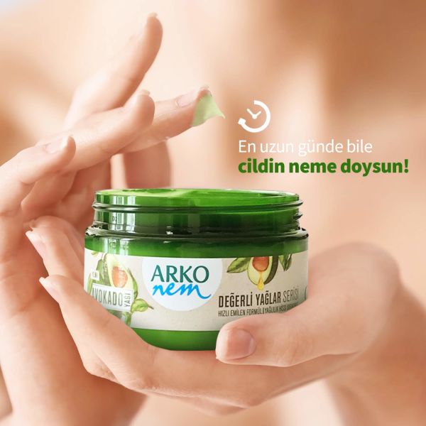 Arko Nem Değerli Yağlar Serisi Avokado Yağı Krem 250 ML