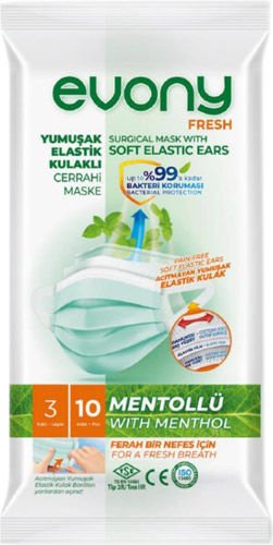 Evony Menthol Maske 10 Adet