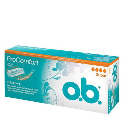 O.B. Pro Comfort Tampon 16'lı Süper