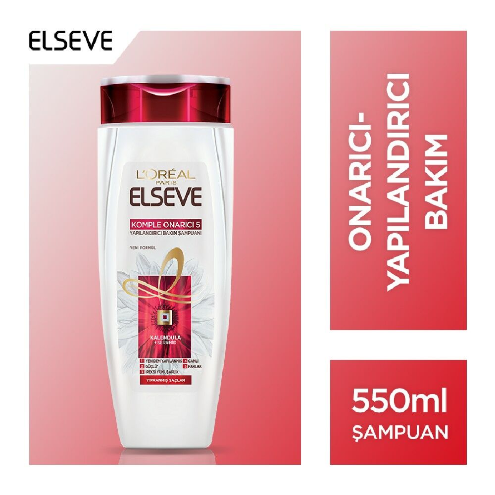 Elseve Komple Onarıcı 5 Şampuan 520 ml