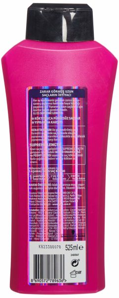 Gliss Supreme Length Zarar Görmüş Saçlar için Şampuan 525 ml