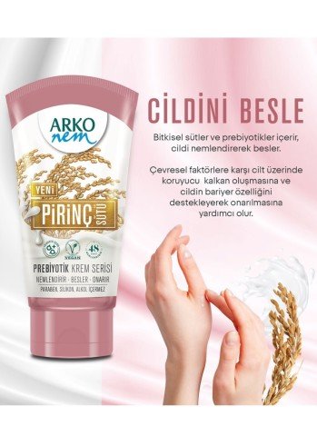 Arko Prebiyotik Krem Serisi  Pirinç Sütü 60 ml