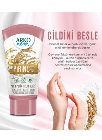 Arko Prebiyotik Krem Serisi  Pirinç Sütü 60 ml