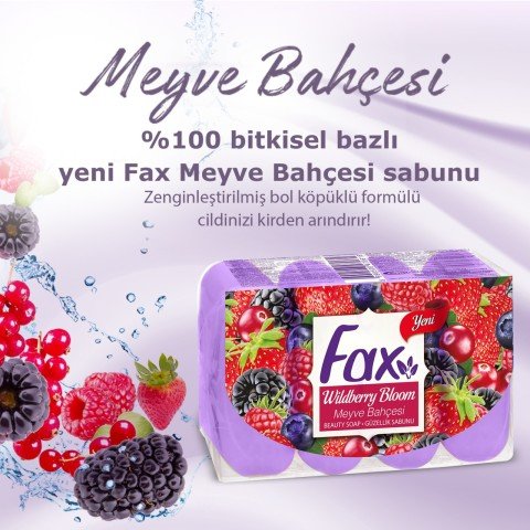 Fax Güzellik Sabunu Meyve Bahçesi 4 x 70 = 280 gr