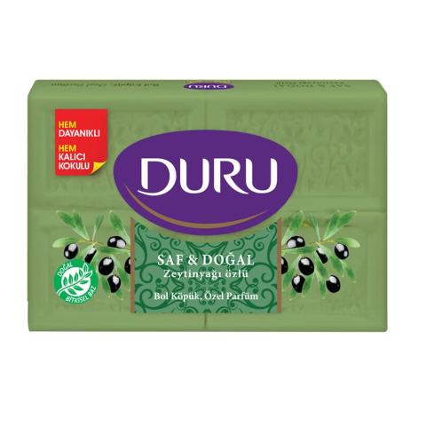 Duru Saf ve Doğal Zeytinyağı Özlü Sabun 4x150g=600