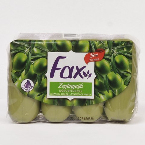 Fax Güzellik Sabunu  Zeytinyağlı 4 x 70 = 280 gr