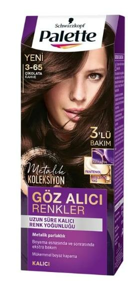 PALETTE GÖZ ALICI RENKLER SAÇ BOYASI 3-65 ÇİKOLATA KAHVE