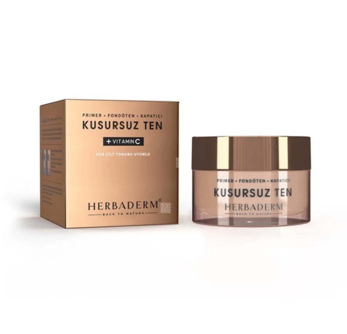 Herbaderm Kusursuz Ten Vitamin C Baz & Fondöten & Kapatıcı 30 ml