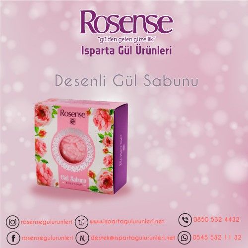 Rosense Gül Dekoratif Sabun 110 gr