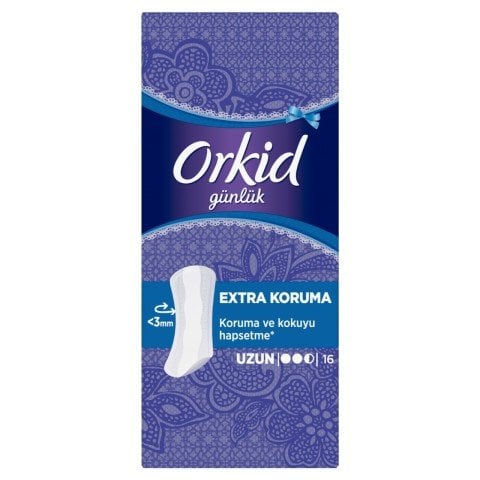 Orkid Extra Koruma Günlük Ped 16'lı Uzun
