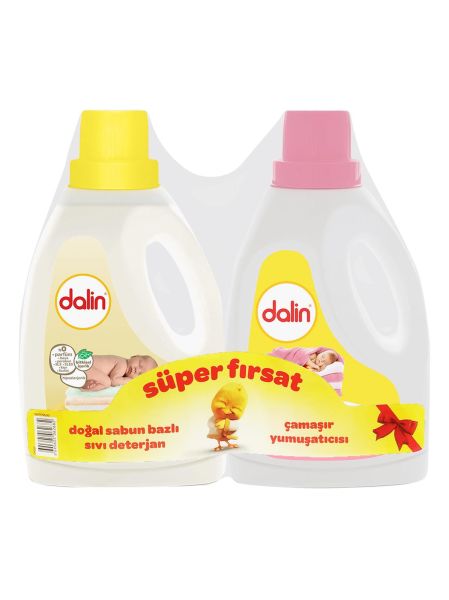 Dalin Sıvı Deterjan 1200 ml & Yumuşatıcı 1200 ml
