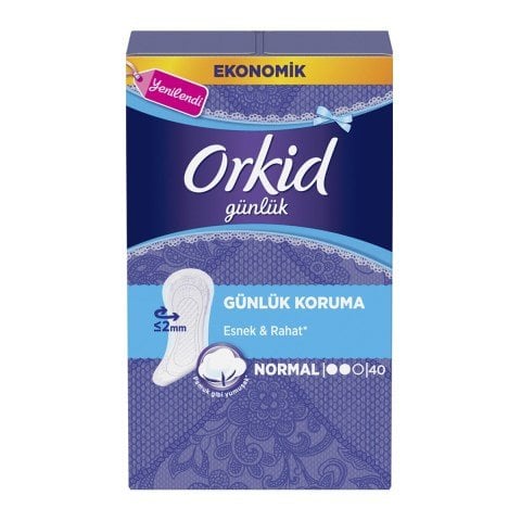 Orkid Günlük Koruma Günlük Ped 40'lı